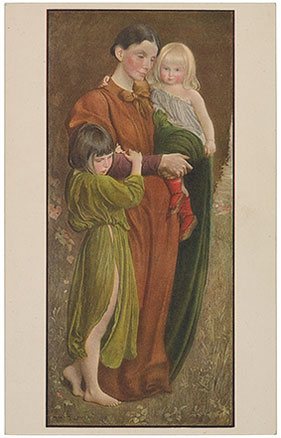 Four-color postcard